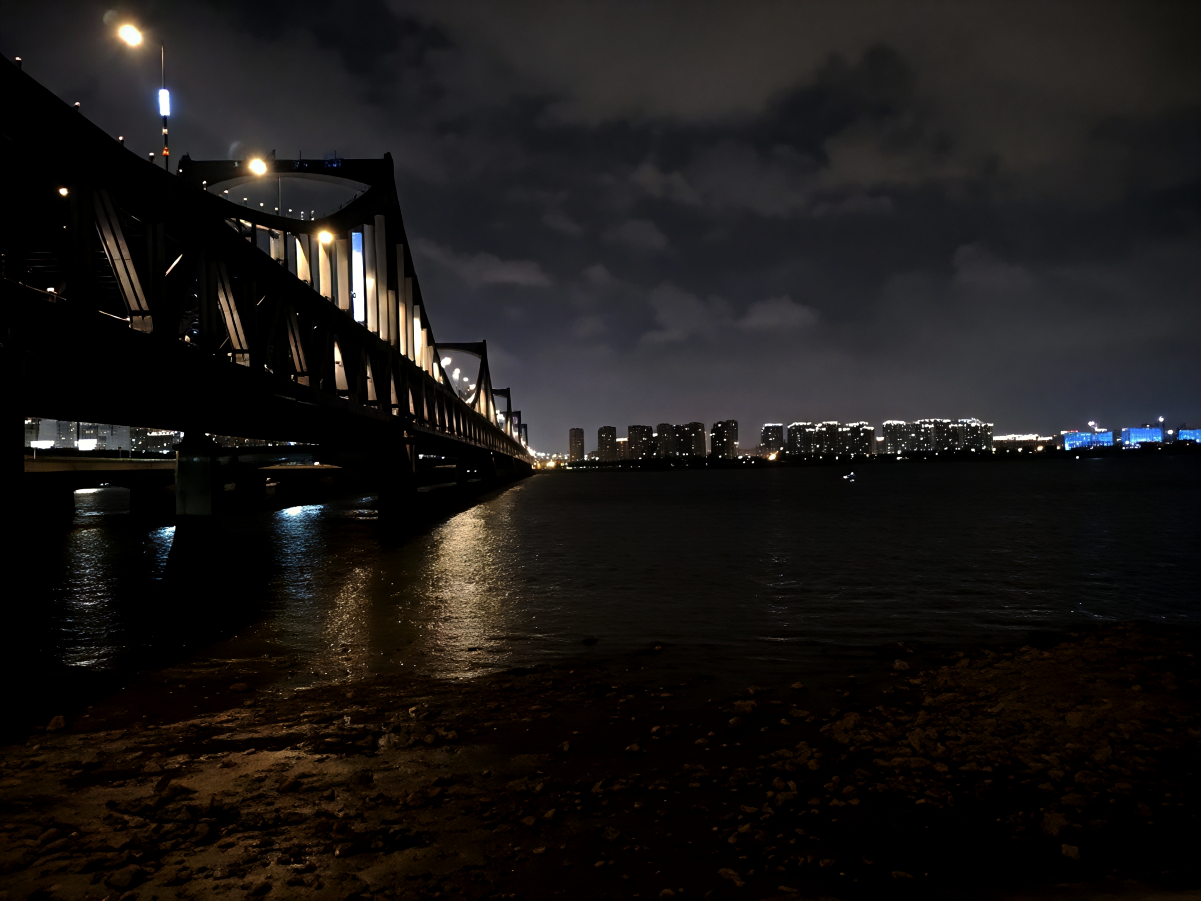 摄于彭埠大桥钱塘江畔